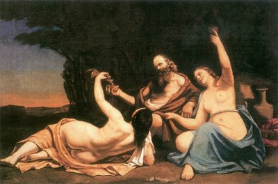 Loth et ses filles - Gustave Courbet